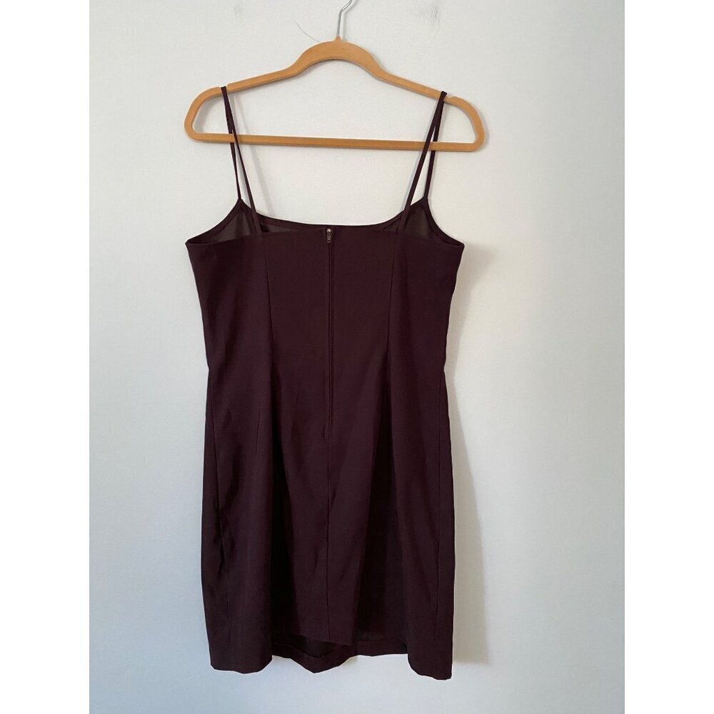 Vintage City Triangles Purple Y2K / 90s Mini Dress with Embroidered Flower - Picture 2 of 9
